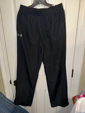 Under Armour Black Athletic Track Pants size medium